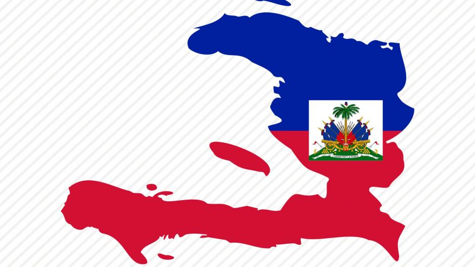 Haiti Flag Map