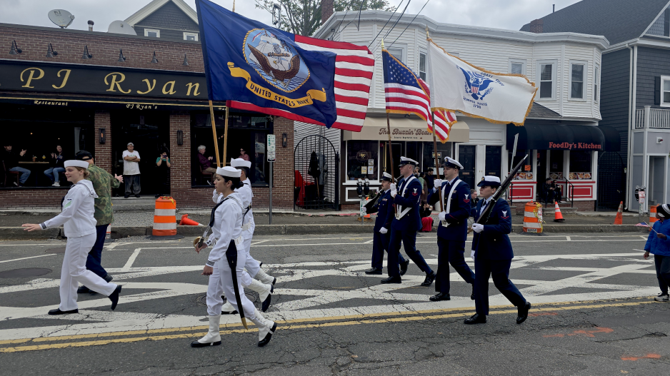 Parade with Navy